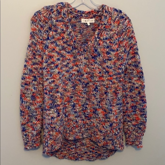 LOU & GREY MARLED V-NECK SWEATER - Picture 9 of 15